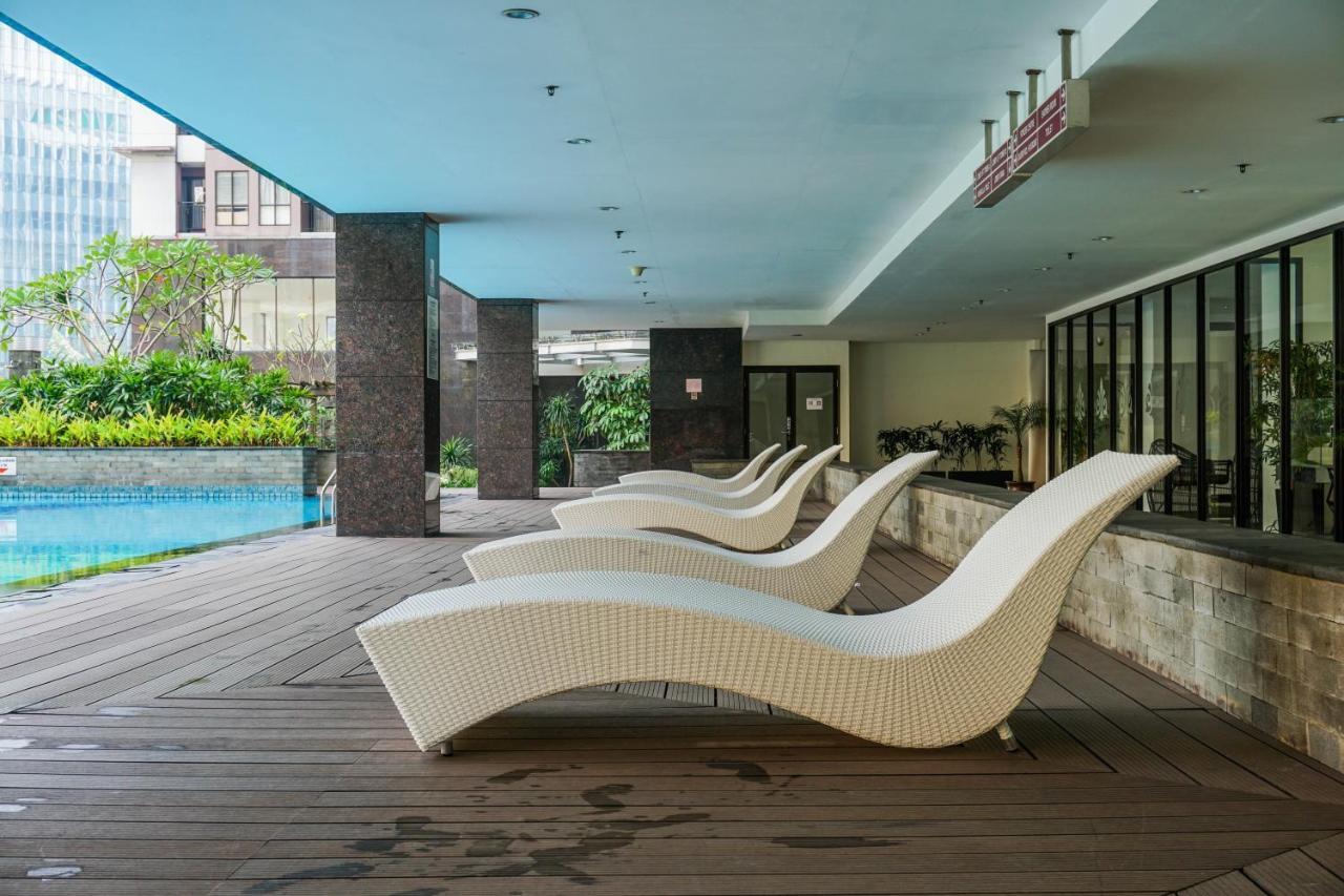 Homey And Modern Tamansari Semanggi 2Br Apartment By Travelio Jakarta Exterior foto